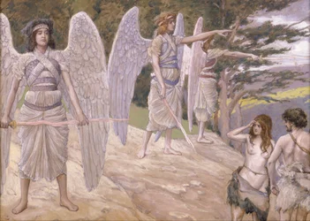 Adam en Eva verdreven uit het Paradijs