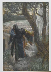 Jezus verschijnt aan Maria Magdalena, illustratie uit Het leven van onze Heer Jezus Christus