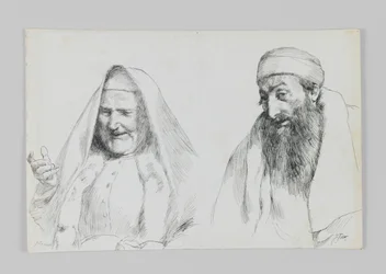 Jood en Jodin, illustratie uit Het Leven van Onze Heer Jezus Christus
