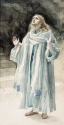 Sint Johannes de Evangelist, illustratie voor Het Leven van Christus