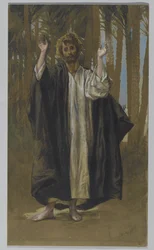 Sint Simon, illustratie uit Het leven van onze Heer Jezus Christus