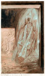 De engel van de Heer op de steen van het graf, 1897