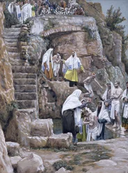 De discipelen van Jezus dopen, illustratie voor Het Leven van Christus