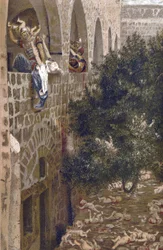 De kindermoord van Bethlehem - uit “Het leven van onze Heer Jezus Christus” - 1899 door James Tissot - La vie de notre seigneur Jesus Christ, door Jacques Joseph (Jacques-Joseph) Tissot, genaamd James Tissot (1836-1902)