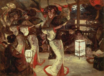De Verloren Zoon in het Moderne Leven: In Vreemde Landen, c.1882 (voorbereidende schets)