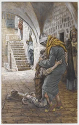 De Terugkeer van de Verloren Zoon, illustratie voor Het Leven van Christus