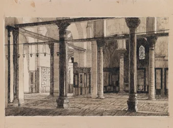 Transept van de Moskee van El-Aksa, illustratie uit Het Leven van Onze Heer Jezus Christus