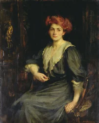 Miss Chloe Preston, ca. 1909 (olieverf op doek)