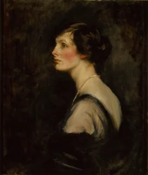 Portret van Mary Gascoigne-Cecil als markiezin van Hartington