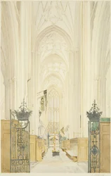 Transept van St Mary Redcliffe, kijkend naar het zuiden