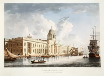 Het Douanehuis, Dublin, 1792