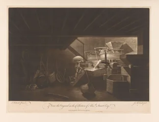 Interieur van korenmolen