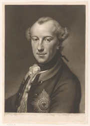 Portret van Karel Willem Ferdinand van Brunswijk-Wolfenbüttel