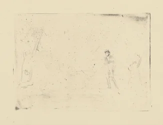 [76] Afdrukken van geannuleerde platen van Whistler - [Twee figuren].
