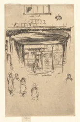 Drury Lane, uit de Tweede Venetië Set (Een Set van Zesentwintig Etsen)