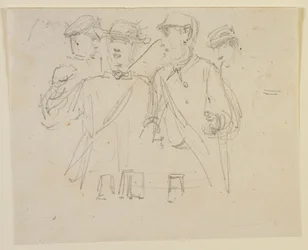 Groep van vier Mannen