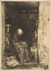 De oude voddenvrouw