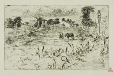 Landschap met Paarden