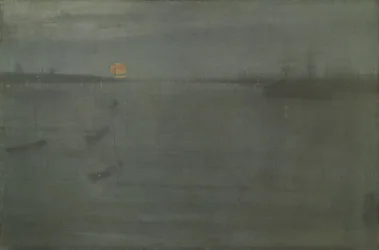 Nocturne: Blauw en goud - Southampton Water