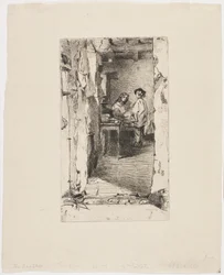 Voddenrapers, Quartier Mouffetard, Parijs