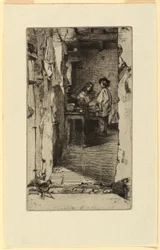 Voddenrapers, Quartier Mouffetard, Parijs