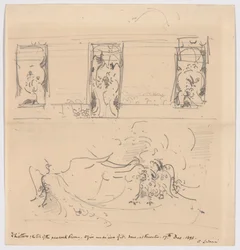 Schets van de Pauwenkamer