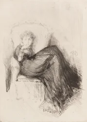 Studie—Maude Zittend
