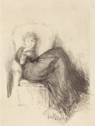 Studie: Maude zittend