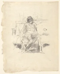 De Gedrapeerde Zittende Figuur