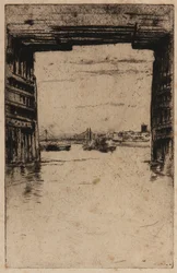 Onder de Oude Battersea Brug