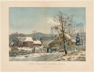 Nieuw-Engelse Winterscène, 1861