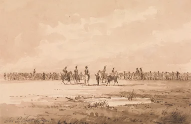 Afgestegen Cavalerie