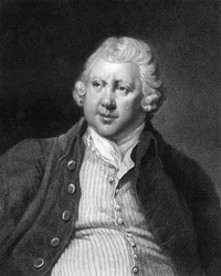 Richard Arkwright, 18e-eeuwse Britse industrieel en uitvinder, 1836