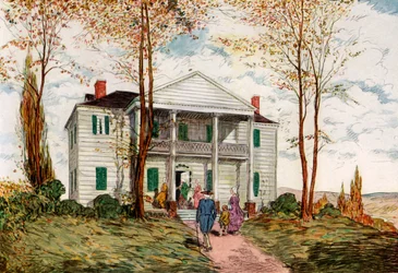 Morris-Jumel Mansion, Washington Heights, 18e eeuw, 1921