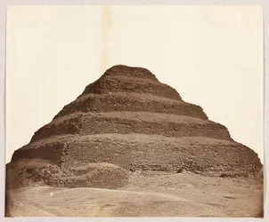 Egypte. Saqqara. Trappenpiramide van Djoser