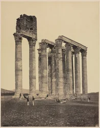 Tempel van Jupiter Olympius, c. 1853