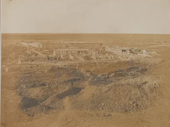 De Grote Kazerne na de belegering, 1855