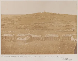 Uitzicht vanaf de Mamelon naar de Malakhov, 1855