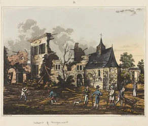 Interieur van Hougoumont, uit 