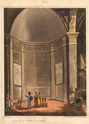 Interieur van de kapel van Waterloo