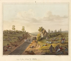 Gezicht op de Cottage van Valette, uit 