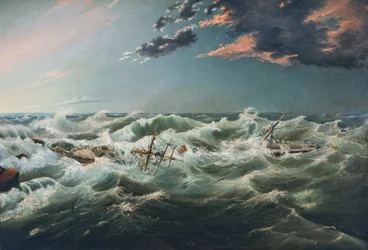 Schipbreuk van de Admella, Cape Banks, 6 augustus 1859