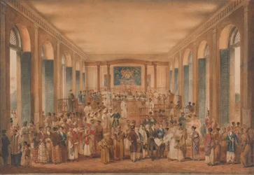 Het Hooggerechtshof op het eiland Ceylon