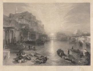 Oud Italië - Ovidius verbannen uit Rome