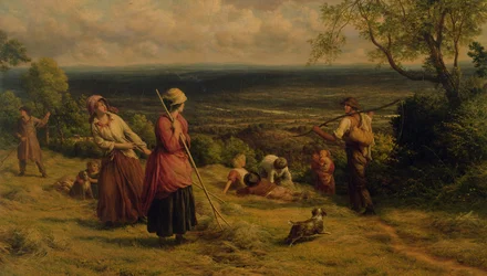 De hooimaaiers, 1862