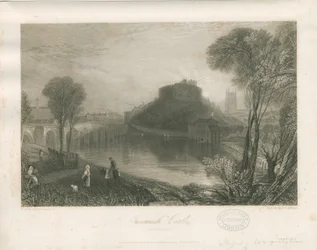 Tamworth Castle: staalgravure, nd [c 1832]