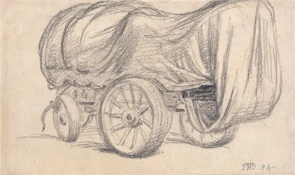 Een breedwielige wegwagen