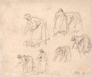 Figuurstudies: Vrouwen aan het werk