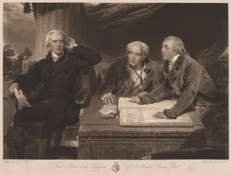 Sir Francis en John Baring en Charles Wall