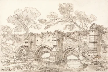 De oude dubbele brug, Bury St. Edmunds